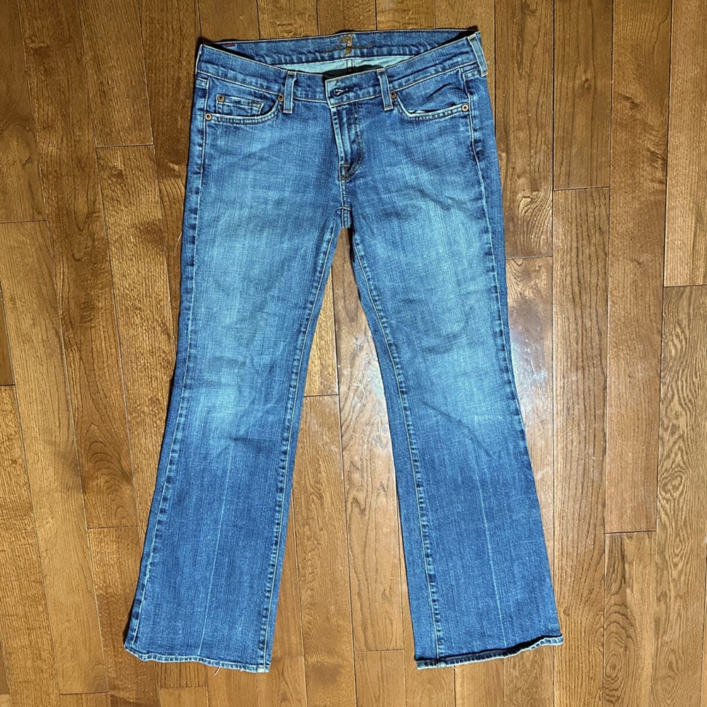 7 for All Mankind - Blue jeans - Flare - Size 30 waist (Dress size 8)